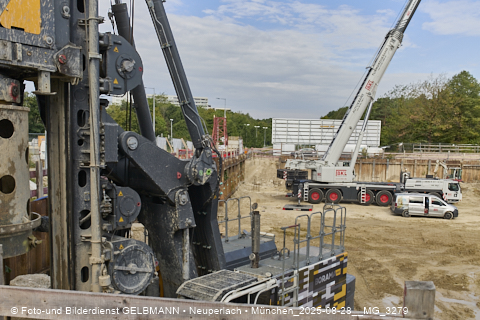 28.08.2025 - DEMOS-Baustelle und BayernHeim-Baustelle Alexiqauartier und BayernHeim in Neuperlach