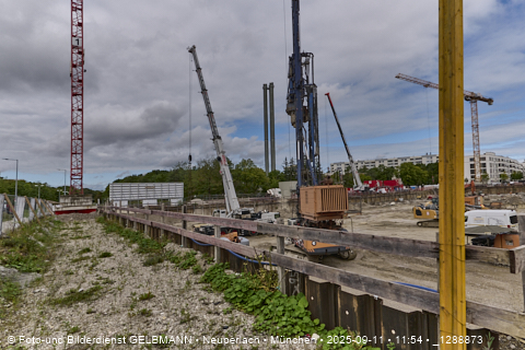 Baustelle Alexisquartier und BayernHeim in Neuperlach