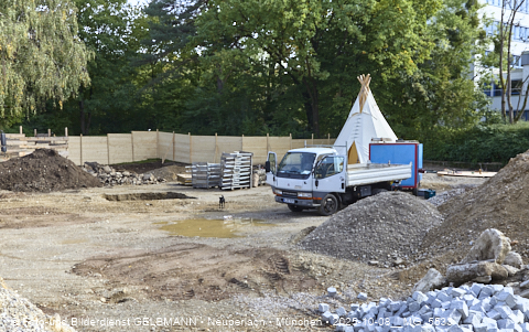 11.10.2025 - Spielplatz im Kindergarten Haus für Kinder in Neuperlach