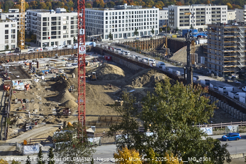 15.10.2025 - Baustelle auf dem Alexisquartier -BayernHeim und DEMOS