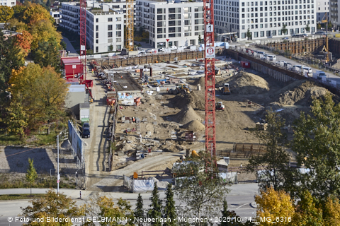 15.10.2025 - Baustelle auf dem Alexisquartier -BayernHeim und DEMOS