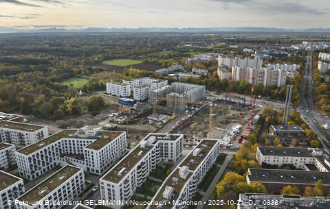 Baustelle Alexisquartier und BayernHeim in Neuperlach