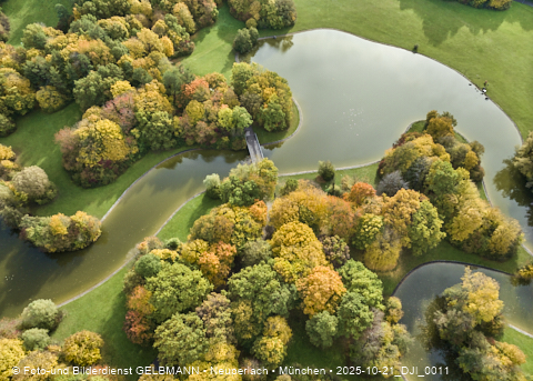 21.10.2025 - der Ostpark mit See und Biergarten im Herbst 2025