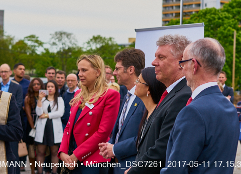 11.05.2017 - Grundsteinlegung auf dem Hanns-Seidel-Platz zur LOGE und Kulturquadrat für die Neue Mitte in Neuperlach