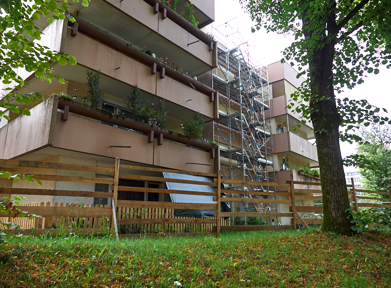 14.08.2019 - Die Aufstockungsarbeiten am OMGR beginnen