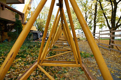 23.10.2019 - Ein Kran für den Oskar-Maria-Graf-Ring