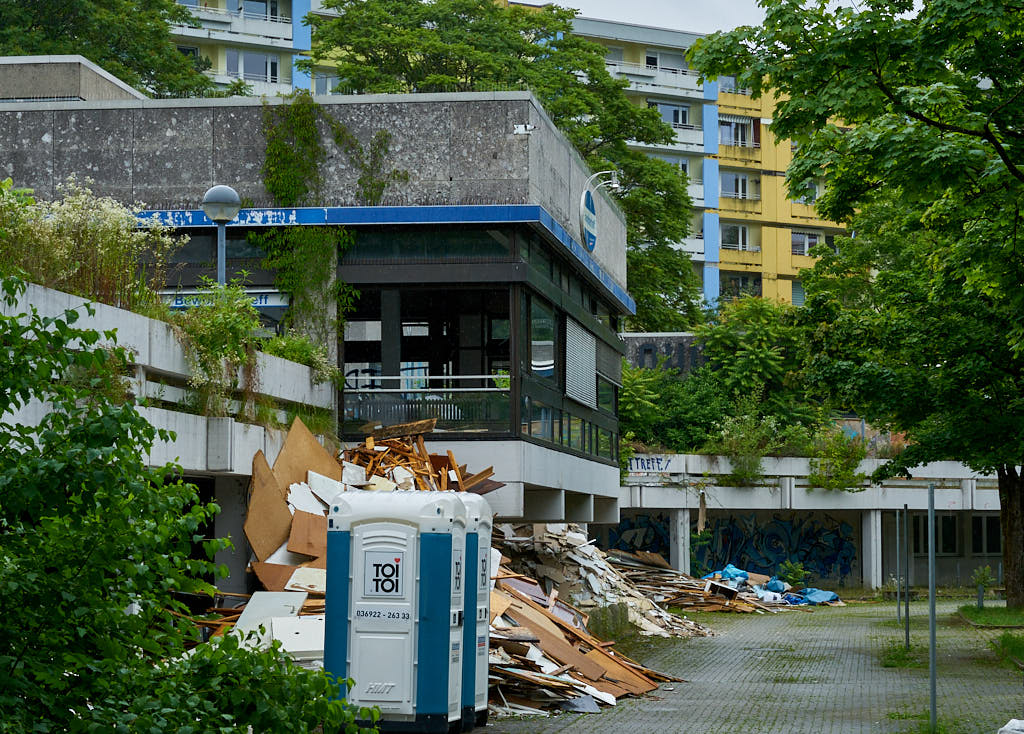 15.07.2021 - Entkernung im Quiddezentrum in Neuperlach