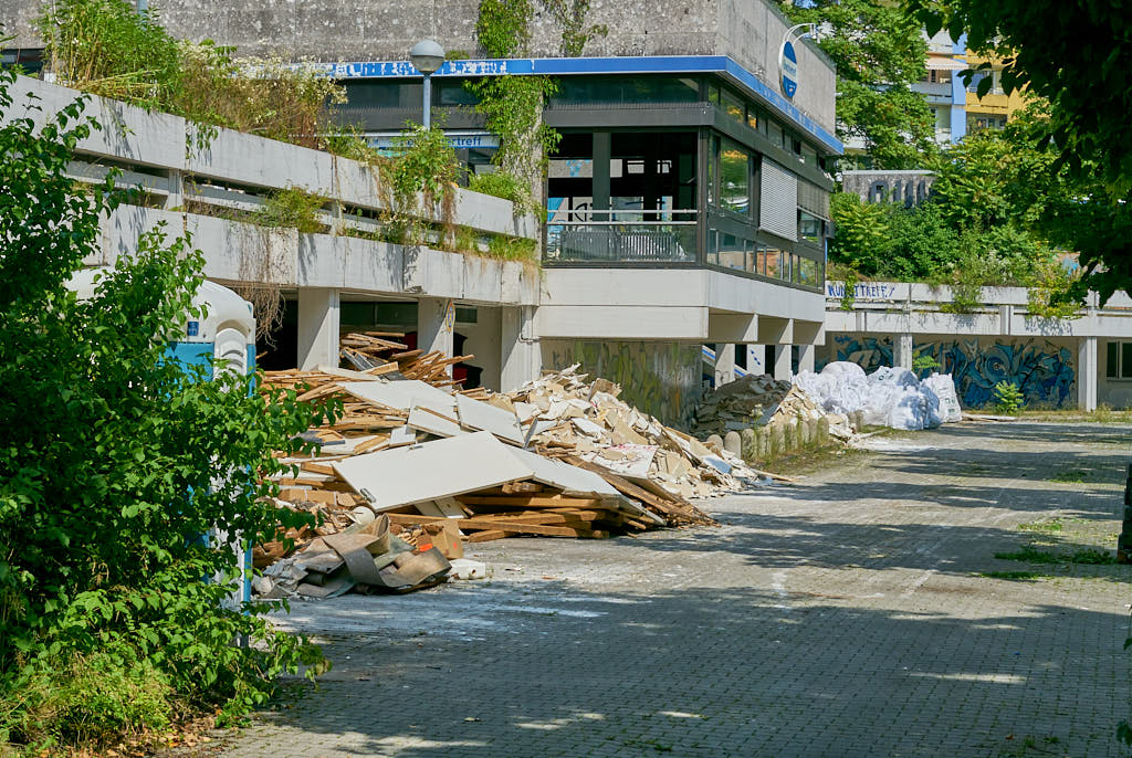 23.07.2021 - Entkernung im Quiddezentrum in Neuperlach