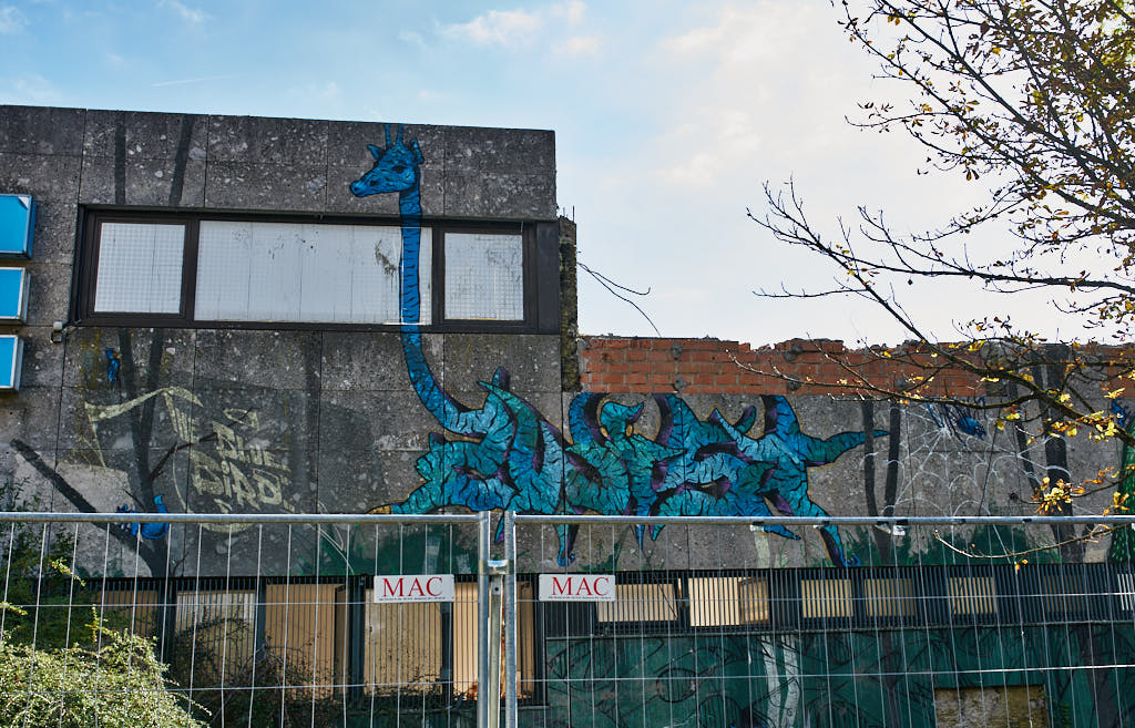 24.09.2021 - Abrissbegin des Quiddezentrums in Neuperlach