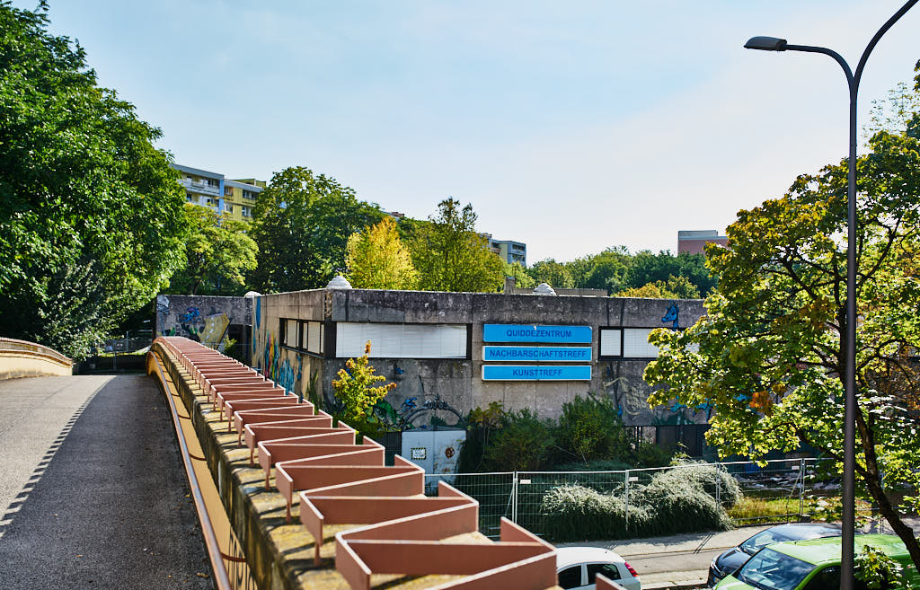 24.09.2021 - Abrissbegin des Quiddezentrums in Neuperlach