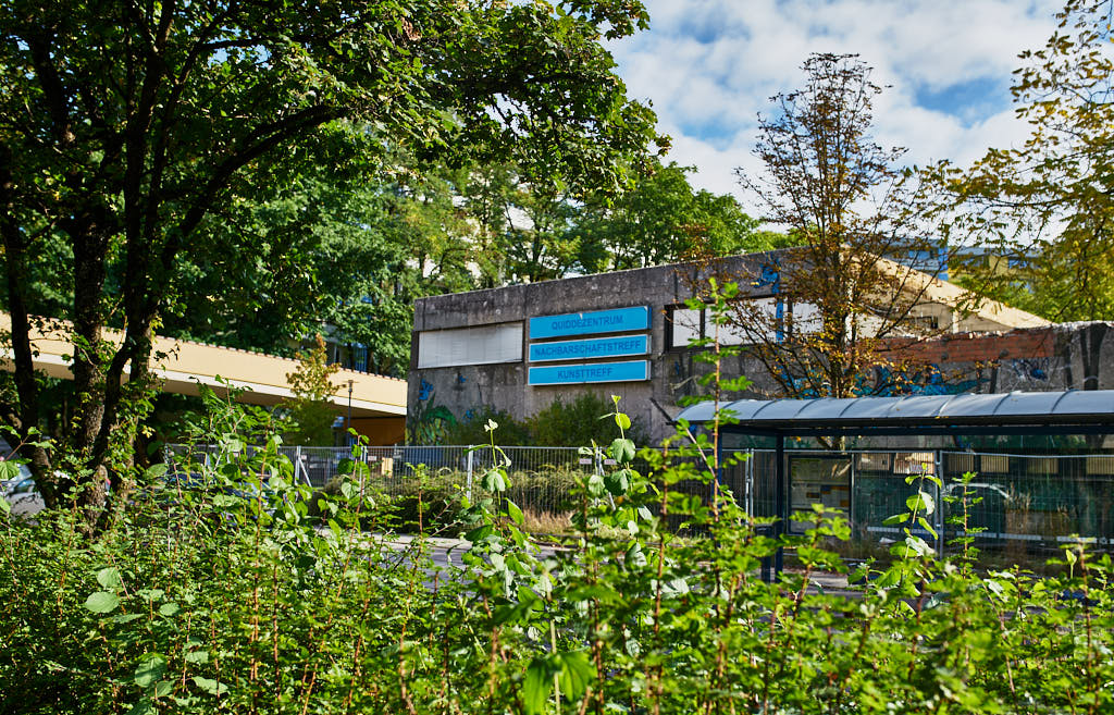 24.09.2021 - Abrissbegin des Quiddezentrums in Neuperlach