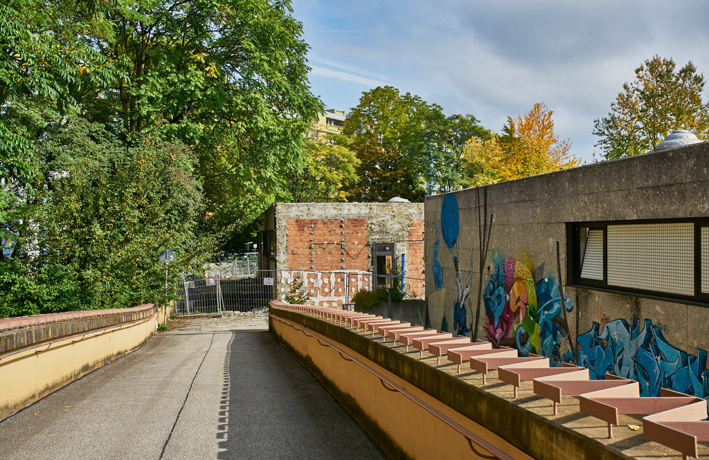 28.09.2021 - Abrissbegin des Quiddezentrums in Neuperlach