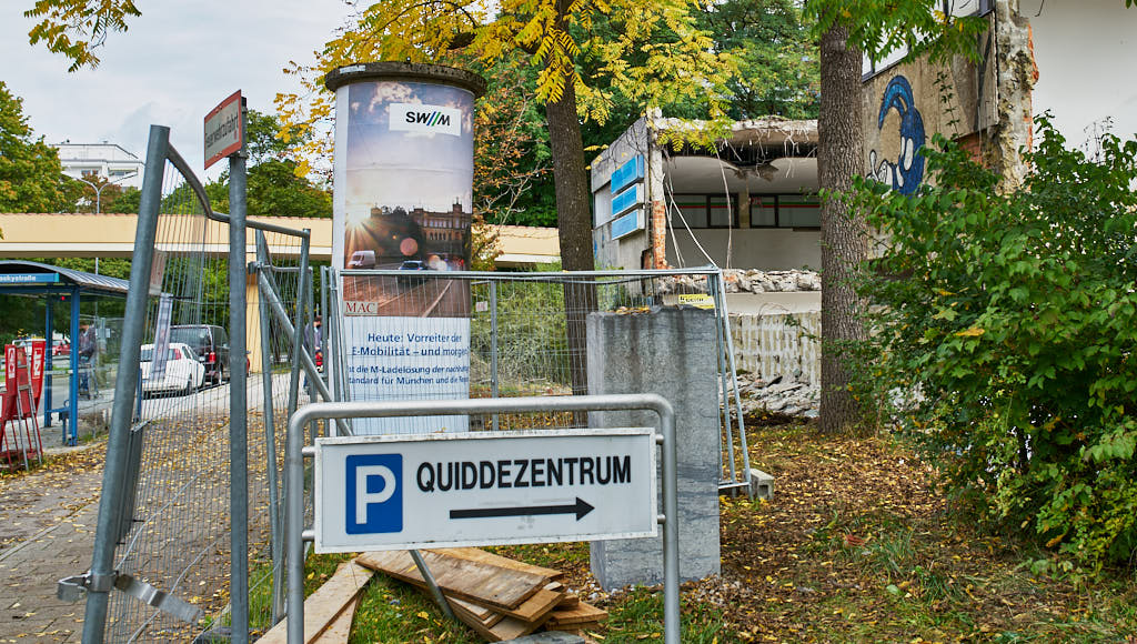 29.09.2021 - Abrissbegin des Quiddezentrums in Neuperlach