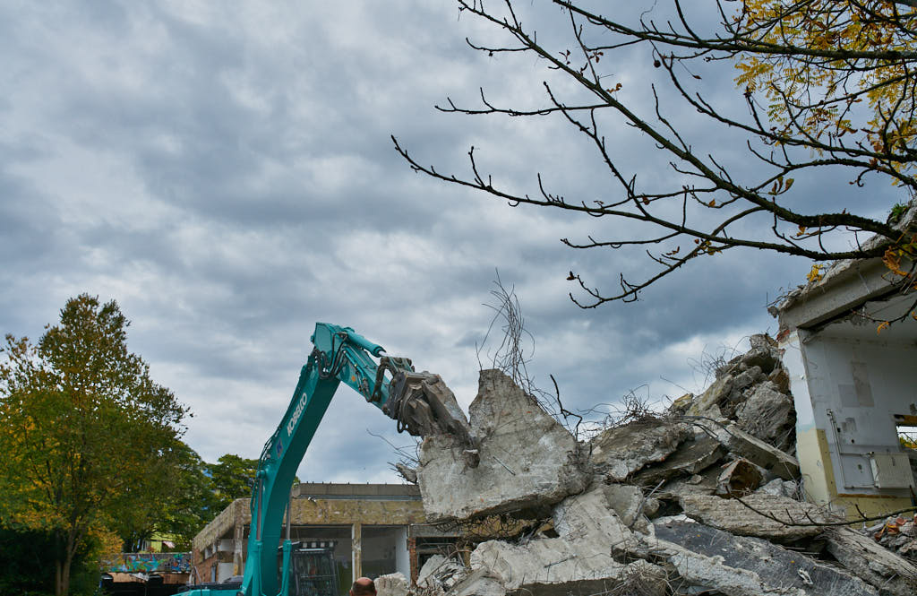 29.09.2021 - Abrissbegin des Quiddezentrums in Neuperlach