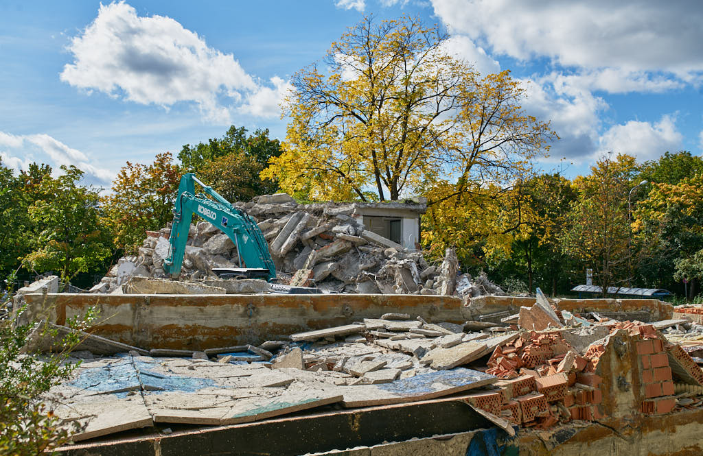 30.09.2021 - Abrissbegin des Quiddezentrums in Neuperlach