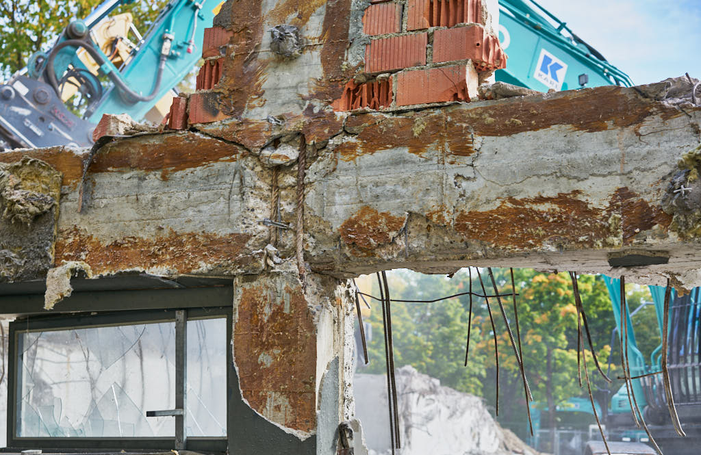 30.09.2021 - Abrissbegin des Quiddezentrums in Neuperlach