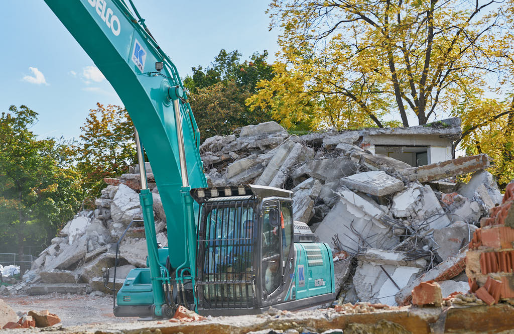 30.09.2021 - Abrissbegin des Quiddezentrums in Neuperlach