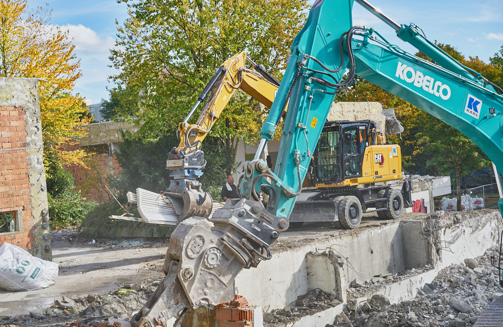 30.09.2021 - Abrissbegin des Quiddezentrums in Neuperlach