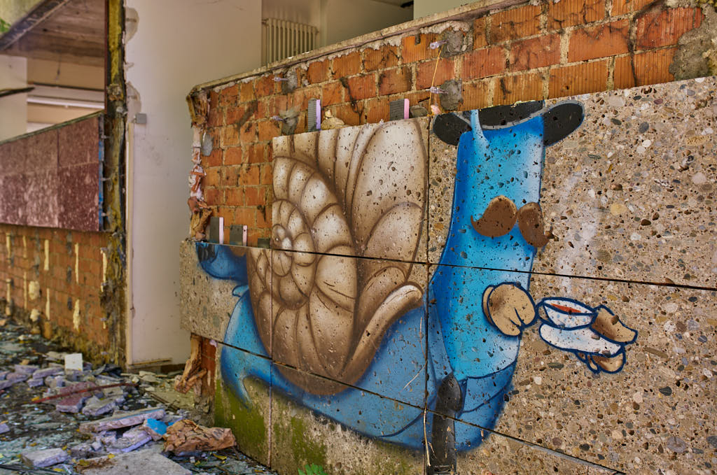 01.10.2021 - Abrissbegin des Quiddezentrums in Neuperlach