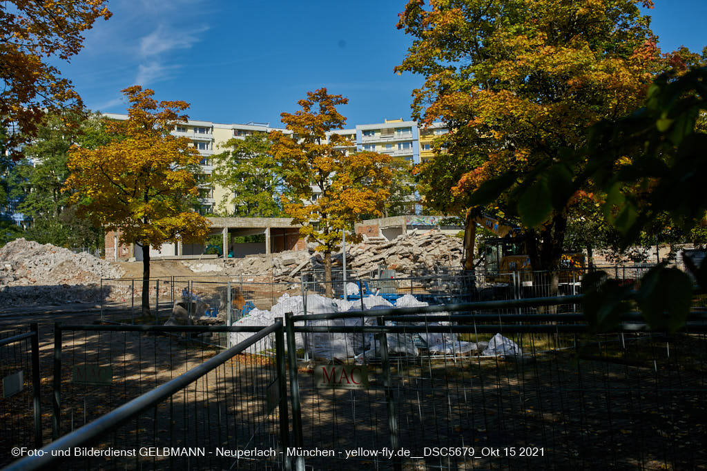 15.10.2021 - Abriss-Baustelle Quiddezentrum