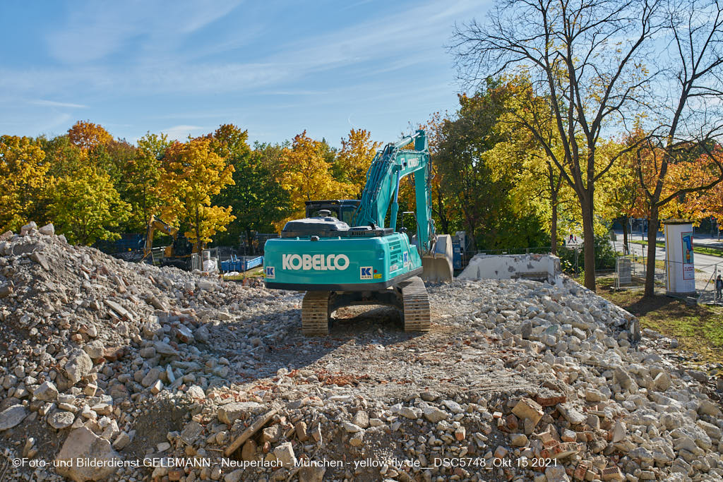 15.10.2021 - Abriss-Baustelle Quiddezentrum