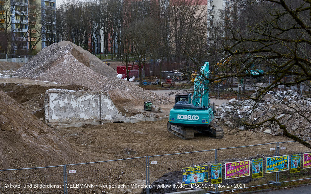 27.08.2021 - Abrissbaustelle Quiddezentrum in Neuperlach