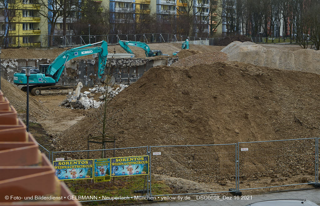 16.12.2021 - Abrissbaustelle Quiddezentrum