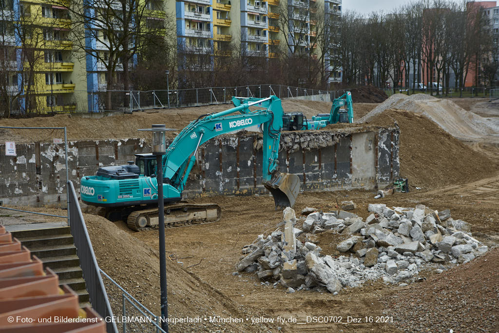 16.12.2021 - Abrissbaustelle Quiddezentrum
